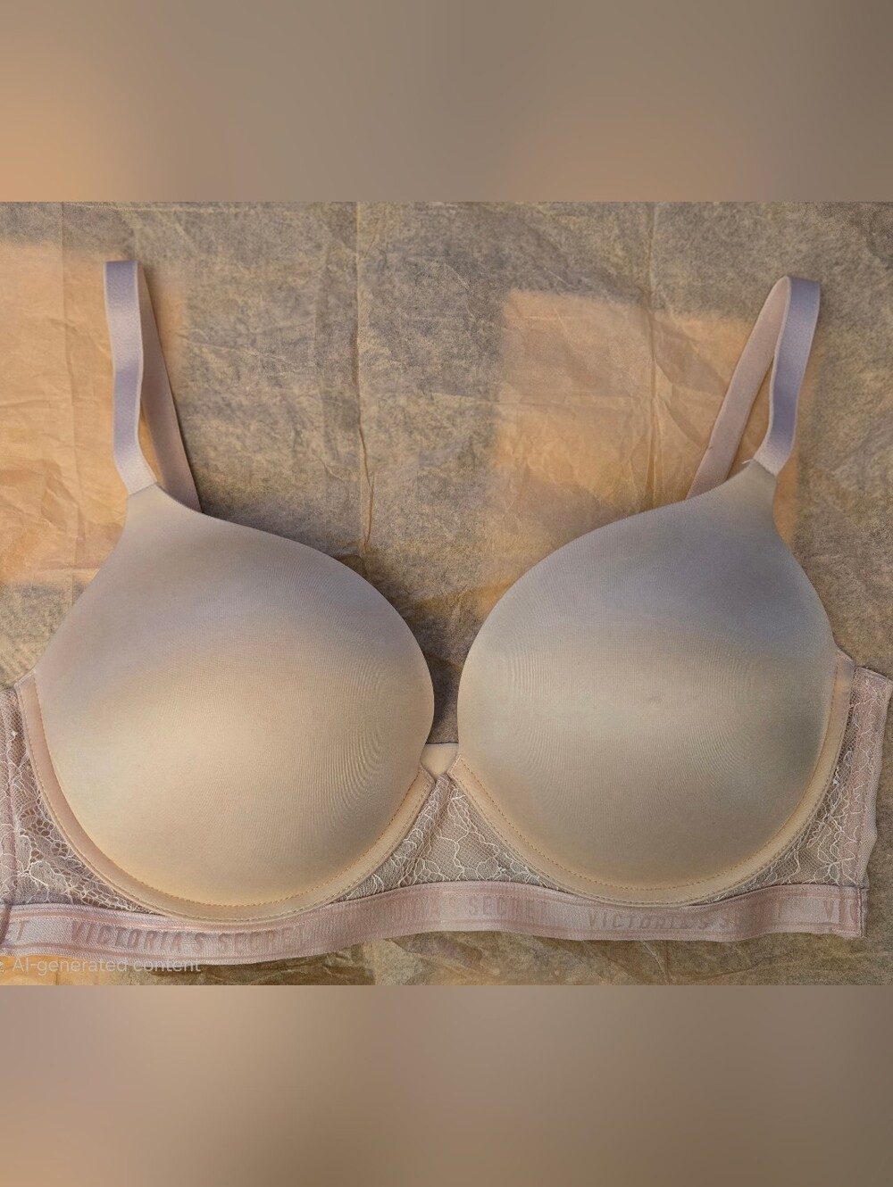 BNWOT Victoria's Secret Light Blush Smooth Wire Very Sexy Push Up Bra 38D